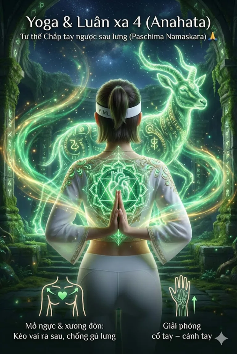 Các tư thế Yoga tác động tới Luân xa Tim: Giải phẫu học về Tim mạch, Hô hấp & Tuyến Ức