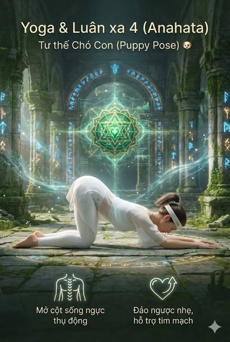 Các tư thế Yoga tác động tới Luân xa Tim: Giải phẫu học về Tim mạch, Hô hấp & Tuyến Ức