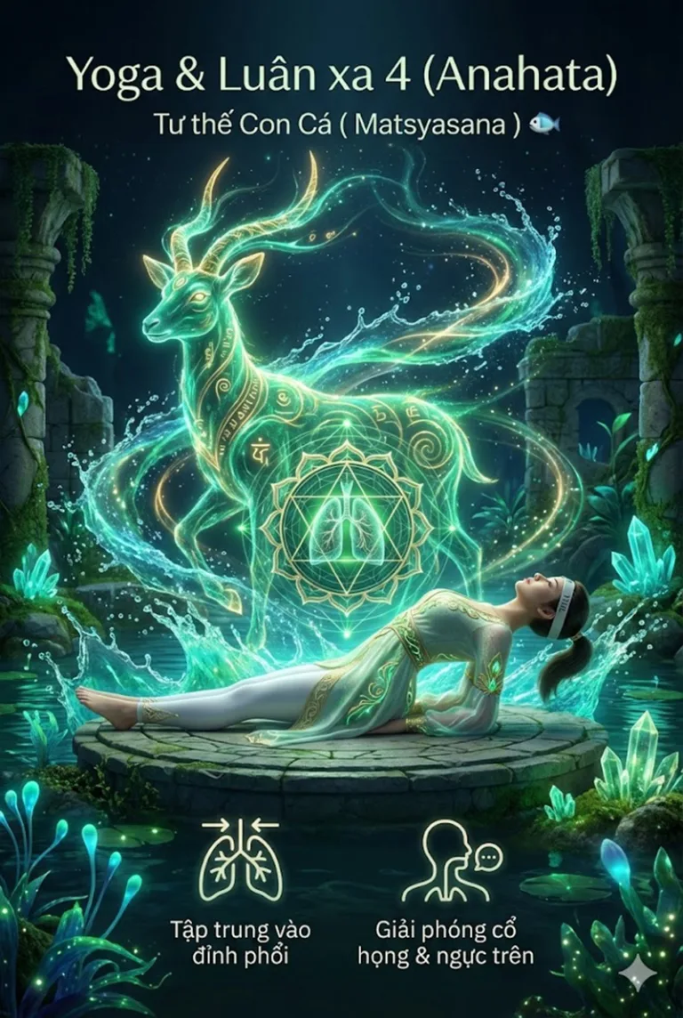 Các tư thế Yoga tác động tới Luân xa Tim: Giải phẫu học về Tim mạch, Hô hấp & Tuyến Ức