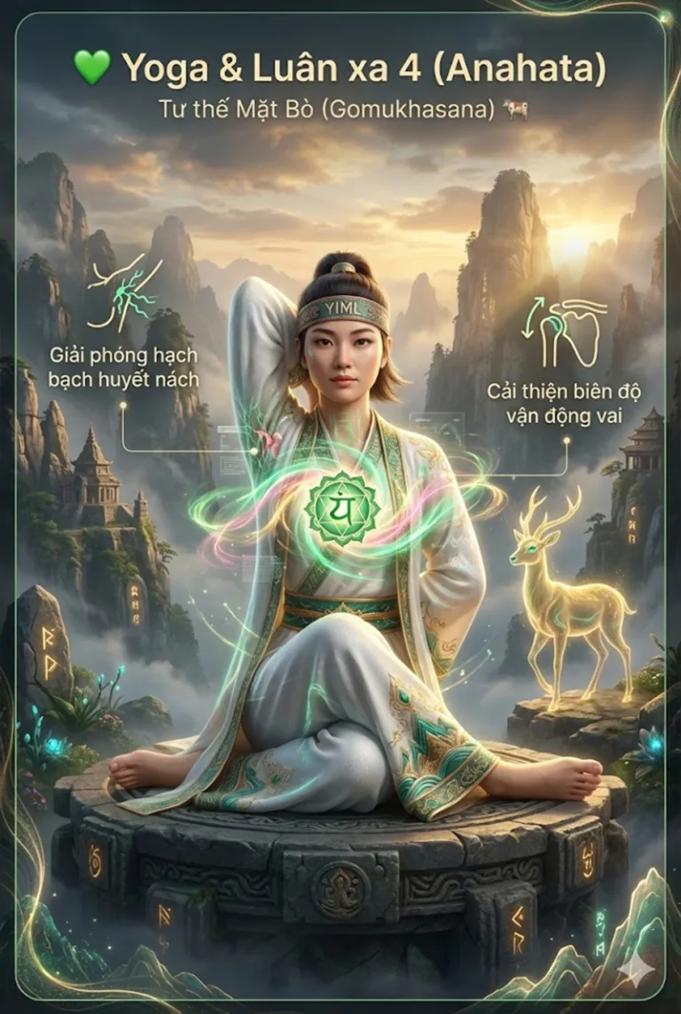 Các tư thế Yoga tác động tới Luân xa Tim: Giải phẫu học về Tim mạch, Hô hấp & Tuyến Ức