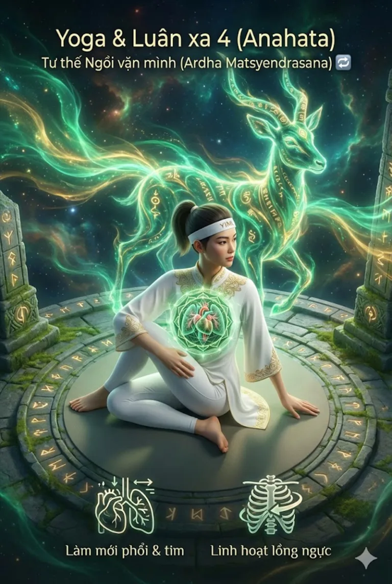 Các tư thế Yoga tác động tới Luân xa Tim: Giải phẫu học về Tim mạch, Hô hấp & Tuyến Ức